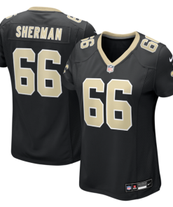 William Sherman New Orleans Saints Nike Women's Team Game Jersey -  Black