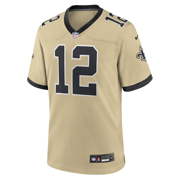 Chris Olave New Orleans Saints Nike Gameday Golds Alternate Game Player Jersey - Gold - Image 3