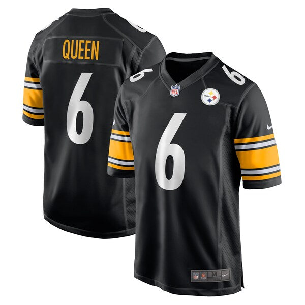 Patrick Queen Pittsburgh Steelers Nike Game Jersey - Black - Image 2