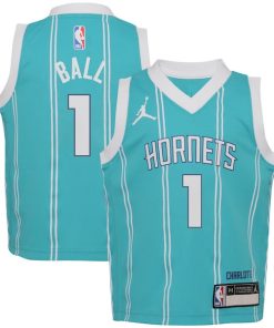 LaMelo Ball Charlotte Hornets Jordan Brand Preschool Swingman Player Jersey - Icon Edition - Teal