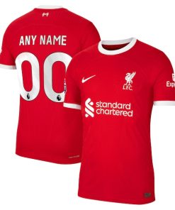 Liverpool Nike 2023/24 Home Authentic Custom Jersey - Red