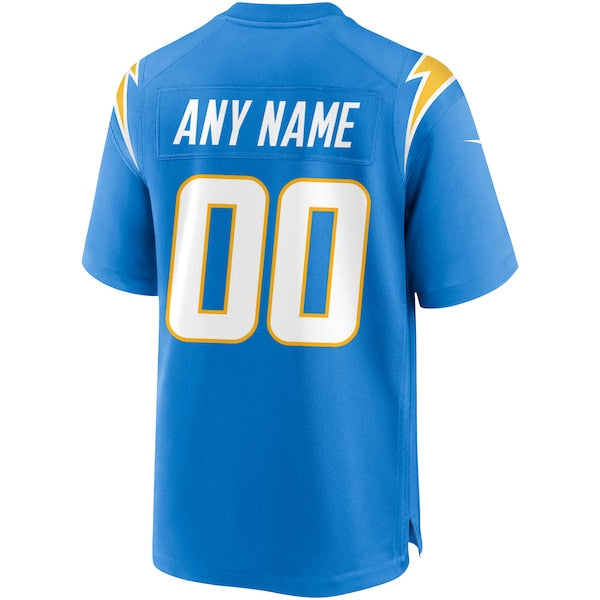 Los Angeles Chargers Nike Custom Game Jersey - Powder Blue - Image 3