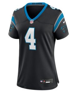 Alternative view of Eddy Pineiro Carolina Panthers Nike Women's Team Game Jersey - Black