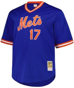 Alternative view of Keith Hernandez New York Mets 1986 Cooperstown Collection Mesh Pullover Jersey - Royal