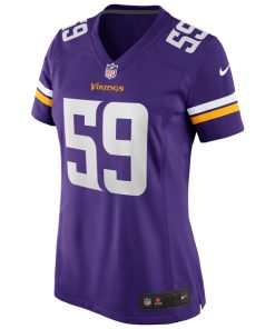 Alternative view of Matt Blair Minnesota Vikings Nike Women's Game Retired Player Jersey - Purple
