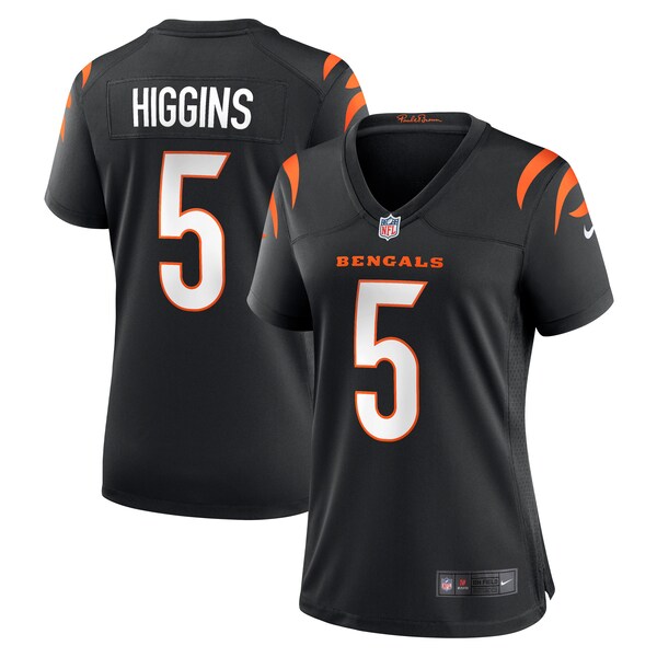 Tee Higgins Cincinnati Bengals Nike Women's Game Player Jersey - Black/Orange - Image 2