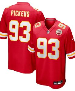 Zacch Pickens Kansas City Chiefs Nike Team Game Jersey -  Red