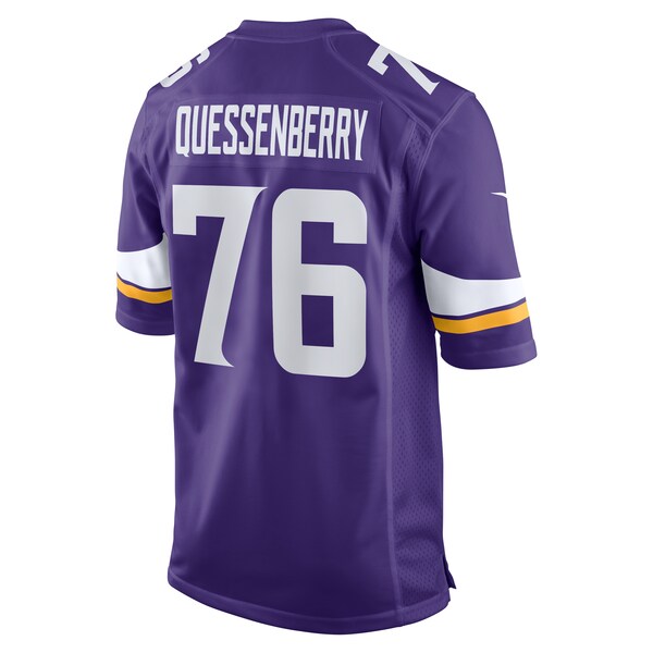 David Quessenberry Minnesota Vikings Nike Team Game Jersey - Purple - Image 3