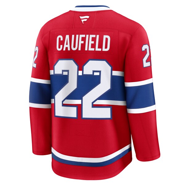 Cole Caufield Montreal Canadiens Home Premium Jersey - Red - Image 3