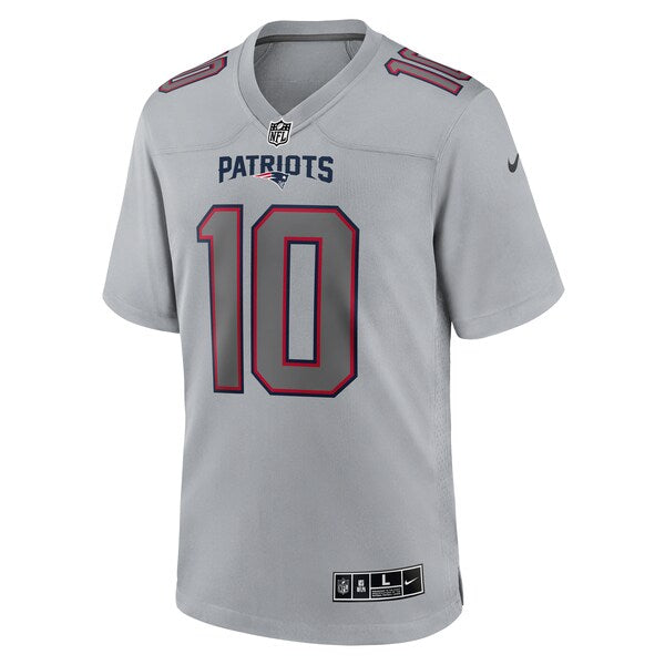 Mac Jones New England Patriots Nike Atmosphere Fashion Game Jersey - Gray - Image 2