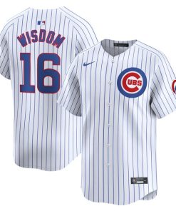 Patrick Wisdom Chicago Cubs Nike Home Limited Player Jersey - White