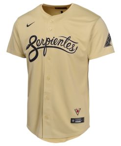 Alternative view of Arizona Diamondbacks Nike Youth City Connect Limited Jersey - Sand