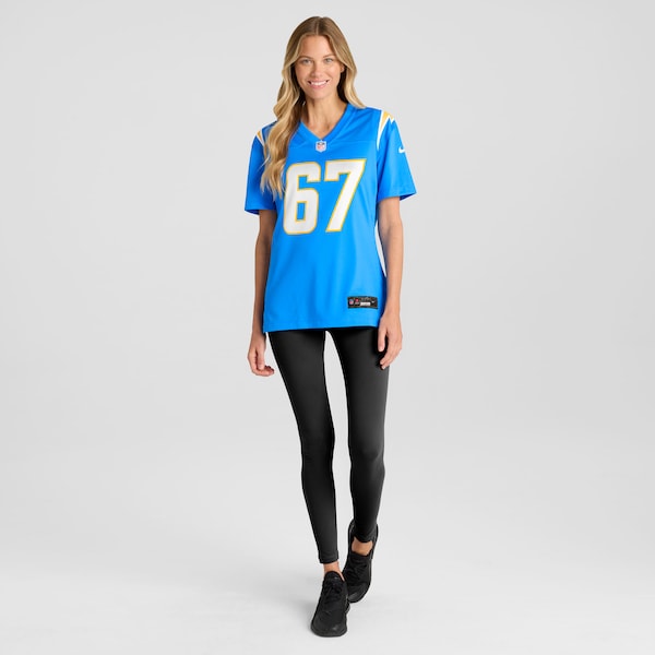 Savion Washington Los Angeles Chargers Nike Women's Team Game Jersey - Powder Blue - Image 4