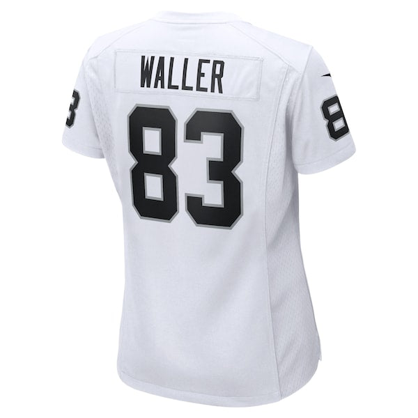 Darren Waller Las Vegas Raiders Nike Women's Player Jersey - White/Black - Image 4