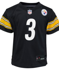 Alternative view of Russell Wilson Pittsburgh Steelers Nike Preschool Player Game Jersey - Black