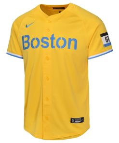 Alternative view of David Ortiz Boston Red Sox Nike Youth City Connect Limited Player Jersey - Gold