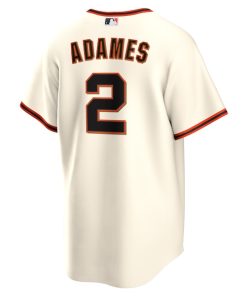 Alternative view of Willy Adames San Francisco Giants Nike 1.0 Replica Jersey - Cream