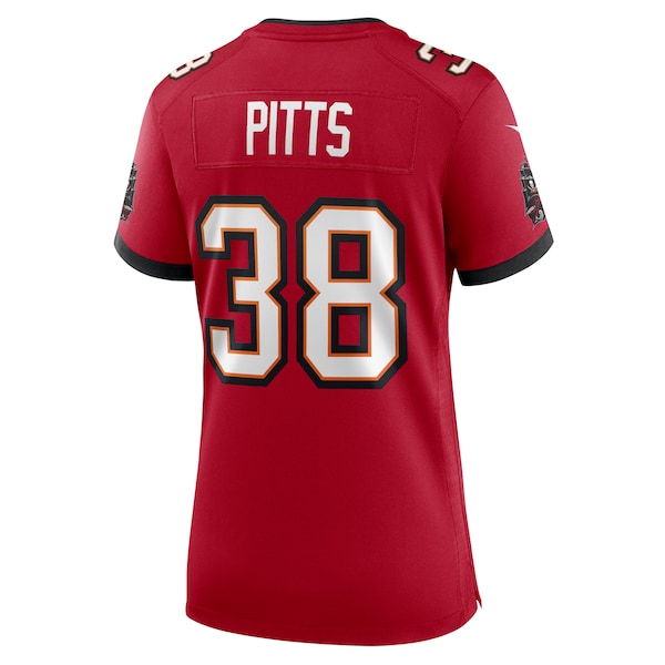 Derrek Pitts Tampa Bay Buccaneers Nike Women's Game Jersey - Red - Image 3