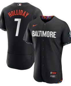 Jackson Holliday Baltimore Orioles Nike City Connect Authentic Player Jersey - Black