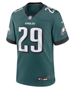 Alternative view of Avonte Maddox Philadelphia Eagles Nike Team Game Jersey - Midnight Green