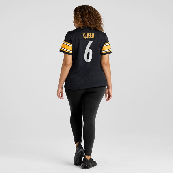 Patrick Queen Pittsburgh Steelers Nike Women's Game Jersey - Black - Image 12