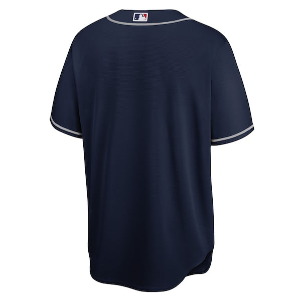 Atlanta Braves Nike Big & Tall Alternate Replica Team Jersey - Navy - Image 3
