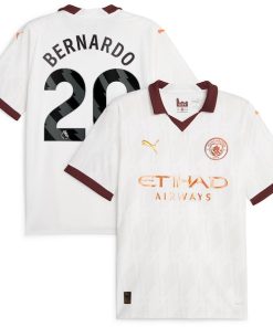 Bernardo Silva Manchester City Puma 2023/24 Away Replica Jersey - White