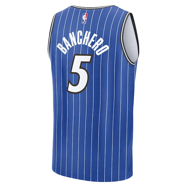 Paolo Banchero Orlando Magic Fast Break Replica Player Jersey - Icon Edition - Blue - Image 3