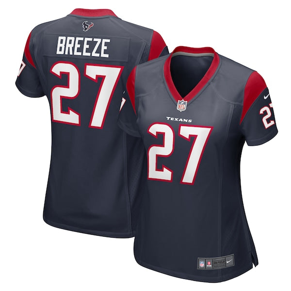 Brady Breeze Houston Texans Nike Women's Team Game Jersey - Navy