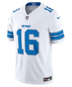 Alternative view of Jared Goff Detroit Lions Nike Vapor F.U.S.E. Limited Jersey - White