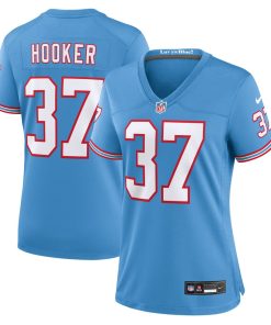 Amani Hooker Tennessee Titans Nike Women's Oilers Throwback Player Game Jersey - Light Blue