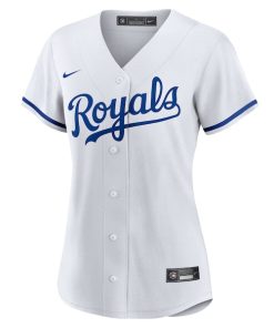 Alternative view of Kansas City Royals Nike Women's Replica Custom Jersey - White