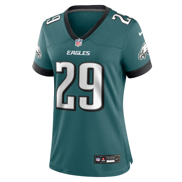 Avonte Maddox Philadelphia Eagles Nike Women's Team Game Jersey - Midnight Green - Image 3