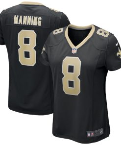 Archie Manning New Orleans Saints Nike Women's Game Retired Player Jersey - Black