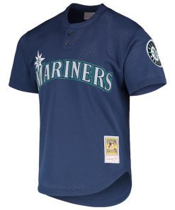 Alternative view of Ichiro Suzuki Seattle Mariners Cooperstown Collection Mesh Batting Practice Jersey - Royal