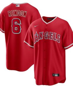 Anthony Rendon Los Angeles Angels Nike Alternate Replica Player Name Jersey - Red/White