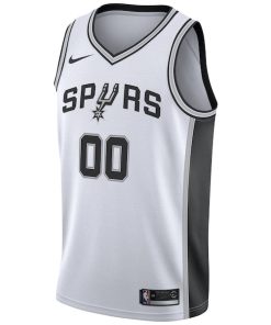 Alternative view of San Antonio Spurs Nike 2020/21 Swingman Custom Jersey - Association Edition - White