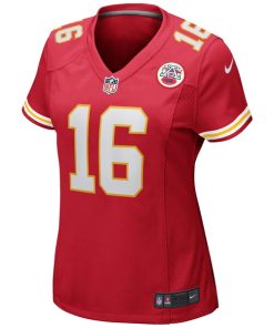 Alternative view of Len Dawson Kansas City Chiefs Nike Women's Game Retired Player Jersey - Red