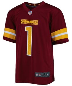 Alternative view of Jahan Dotson Washington Commanders Nike Youth Game Jersey - Burgundy