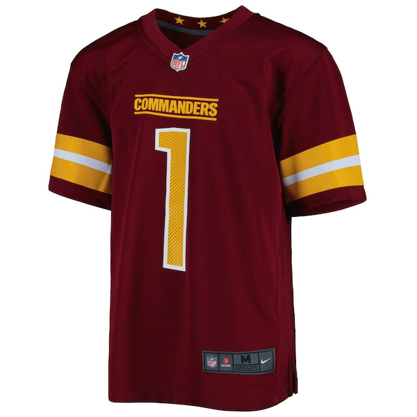 Jahan Dotson Washington Commanders Nike Youth Game Jersey - Burgundy - Image 2