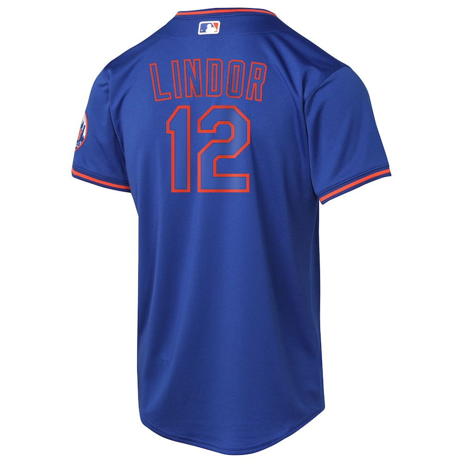 Francisco Lindor New York Mets Nike Alternate Limited Player Jersey?ยจC Royal - Image 3