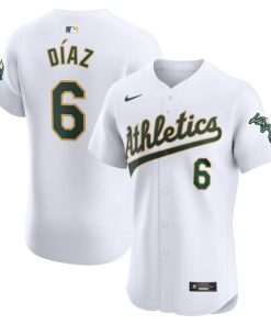 Aledmys Diaz Oakland Athletics Nike Home Elite Player Jersey - White