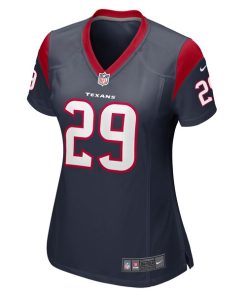 Alternative view of M.J. Stewart Houston Texans Nike Women's Game Player Jersey - Navy