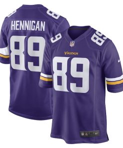 Thomas Hennigan Minnesota Vikings Nike Game Player Jersey - Purple