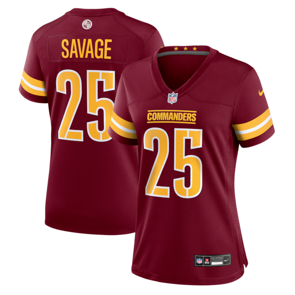 Darnell Savage Washington Commanders Nike Women's Team Game Jersey - Burgundy