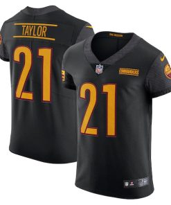 Alternative view of Sean Taylor Washington Commanders Nike Vapor Elite Retired Player Jersey - Black/Burgundy/White