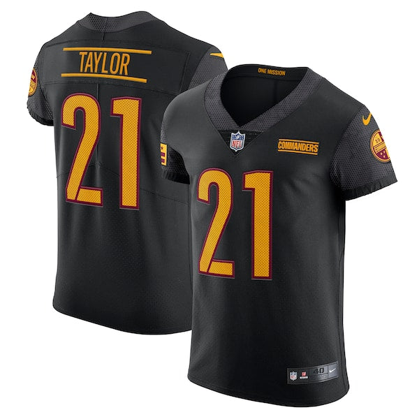 Sean Taylor Washington Commanders Nike Vapor Elite Retired Player Jersey - Black/Burgundy/White - Image 2