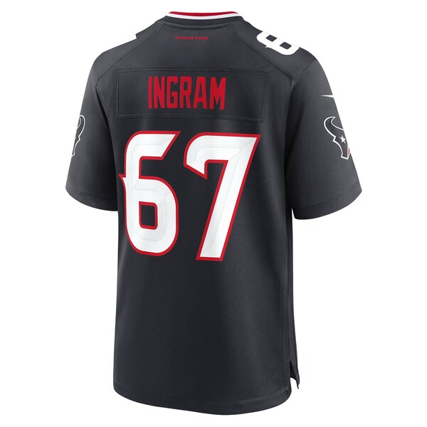 Ed Ingram Houston Texans Nike Team Game Jersey - Navy - Image 4
