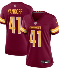 Colson Yankoff Washington Commanders Nike Women's  Game Jersey -  Burgundy