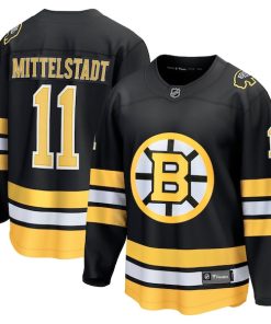 Casey Mittelstadt Boston Bruins  Home Breakaway Player Jersey - Black